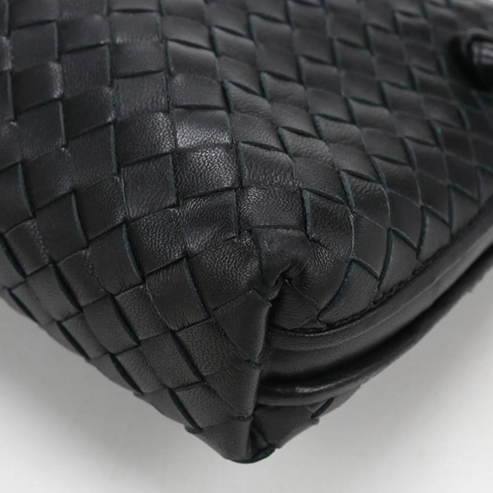 BOTTEGA VENETA Bottega Veneta Shoulder Bag Intrecciato Women's Black - Picture 8 of 10